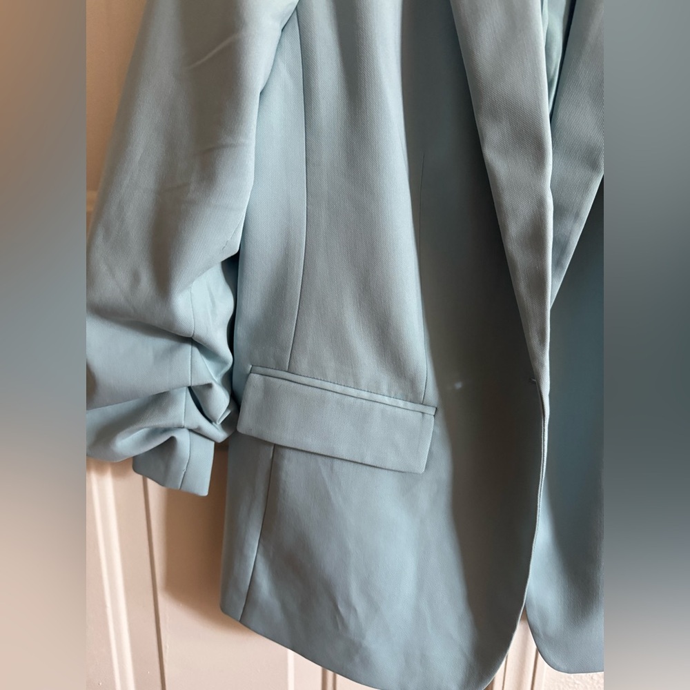 NWT Ann Taylor Sky Blue Coat | Size 14 - Picture 5 of 5